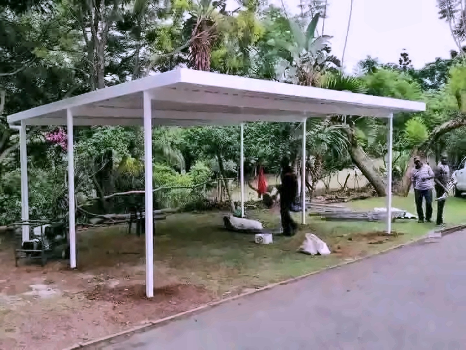 Carport installation by Best Choice